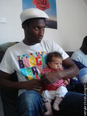 Avec son papa ch�ri